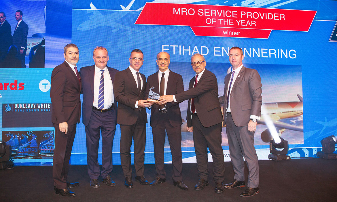 Etihad Engineering wins MRO Service Provider and Aviation Executive of the Year at Aviation Business Awards